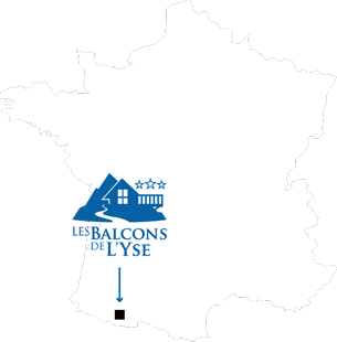 Carte de france - Les Balcons de l'Yse